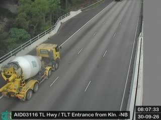 青朗公路近大欖隧道九龍入口 - 北行