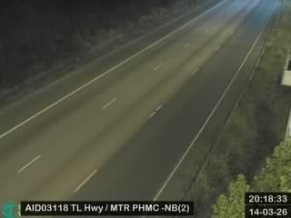 青朗公路近港鐵八鄉維修中心 - 北行 (2)