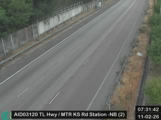 青朗公路近港鐵錦上路站 - 北行 (2)