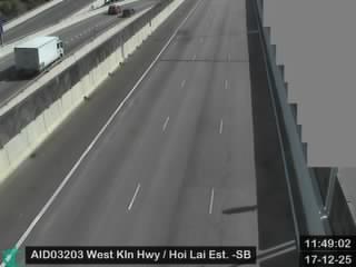 西九龍公路近海麗邨 - 南行