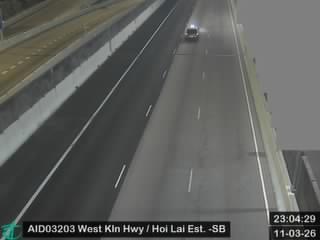 西九龍公路近海麗邨 - 南行