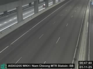 西九龍公路近港鐵南昌站 - 南行