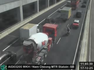 西九龍公路近港鐵南昌站 - 南行