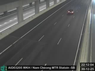 西九龍公路近港鐵南昌站 - 南行