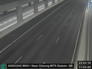 西九龍公路近港鐵南昌站 - 南行