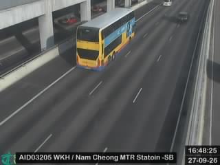 西九龍公路近港鐵南昌站 - 南行