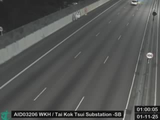 西九龍公路近大角咀變電站 - 南行