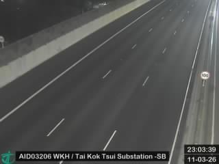 西九龍公路近大角咀變電站 - 南行