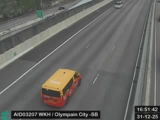 西九龍公路近奧海城海濱公園 - 南行