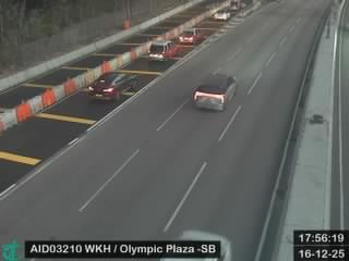 西九龍公路近奧海公園 - 南行