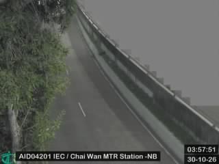 東區走廊近柴灣地鐵站 - 北行