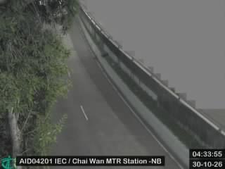 東區走廊近柴灣地鐵站 - 北行