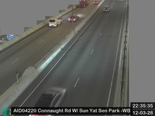 干諾道西天橋近中山紀念公園 - 西行