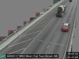 西九龍走廊西近福全街 - 北行