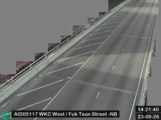 西九龍走廊西近福全街 - 北行