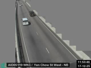 西九龍走廊近欽州街西 - 北行