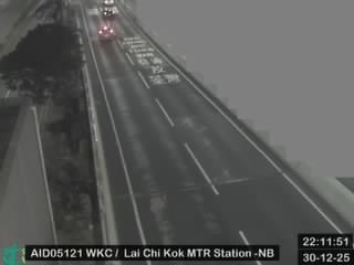 西九龍走廊近荔枝角港鐵站 - 北行