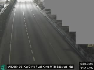 葵涌道近港鐵荔景站 - 北行