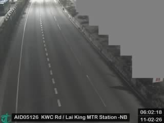 葵涌道近港鐵荔景站 - 北行