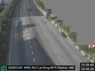 葵涌道近港鐵荔景站 - 北行