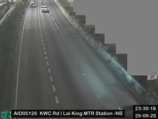葵涌道近港鐵荔景站 - 北行