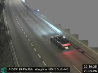 荃灣路近永健工業大廈 - 北行