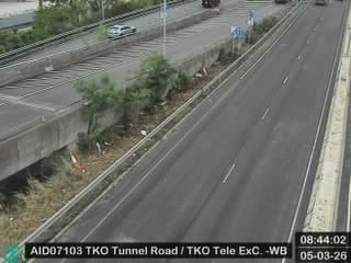 將軍澳隧道公路近將軍澳電話機房 - 西行