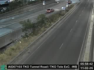 將軍澳隧道公路近將軍澳電話機房 - 西行