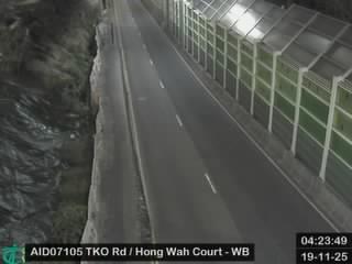 將軍澳道近連德道 - 西行