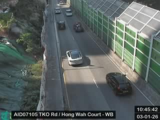 將軍澳道近連德道 - 西行