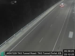 將軍澳隧道公路近將軍澳隧道入口 - 東行