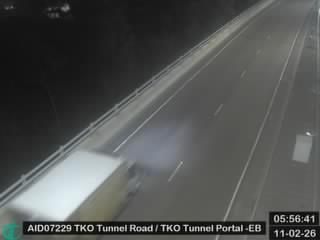 將軍澳隧道公路近將軍澳隧道入口 - 東行