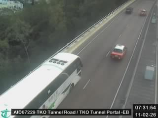 將軍澳隧道公路近將軍澳隧道入口 - 東行