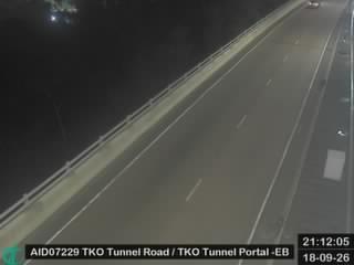 將軍澳隧道公路近將軍澳隧道入口 - 東行