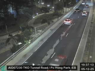 將軍澳隧道公路近寶康公園 - 東行