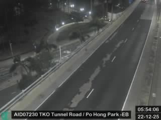 將軍澳隧道公路近寶康公園 - 東行