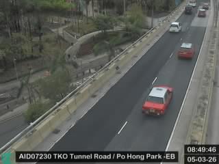 將軍澳隧道公路近寶康公園 - 東行