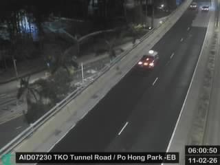 將軍澳隧道公路近寶康公園 - 東行