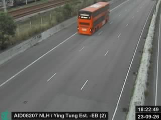 北大嶼山公路近迎東邨 - 東行 (2)