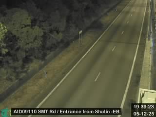 城門隧道公路近沙田入口 - 東行