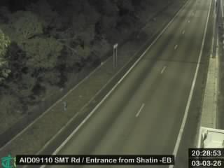 城門隧道公路近沙田入口 - 東行