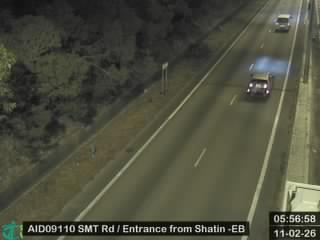 城門隧道公路近沙田入口 - 東行