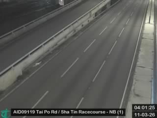 大埔公路沙田段近沙田馬場 - 北行 (1)