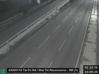 大埔公路沙田段近沙田馬場 - 北行 (1)