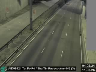 大埔公路沙田段近沙田馬場 - 北行 (3)