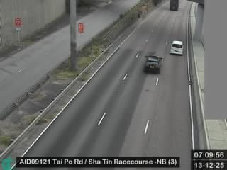 大埔公路沙田段近沙田馬場 - 北行 (3)