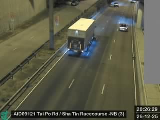 大埔公路沙田段近沙田馬場 - 北行 (3)