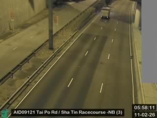 大埔公路沙田段近沙田馬場 - 北行 (3)