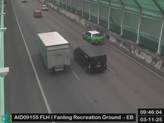 粉嶺公路近粉嶺游樂場 - 東行