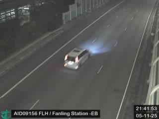 粉嶺公路近港鐵粉嶺站 - 東行